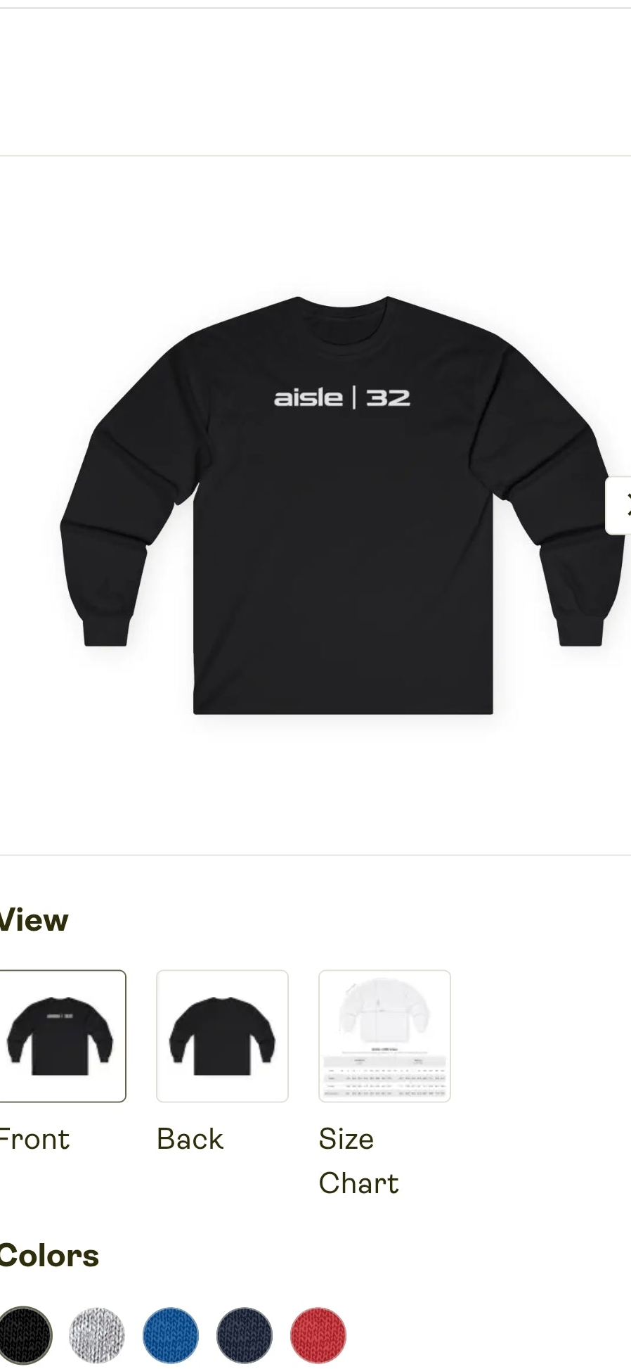 Aisle | 32 Long Sleeve Tee
